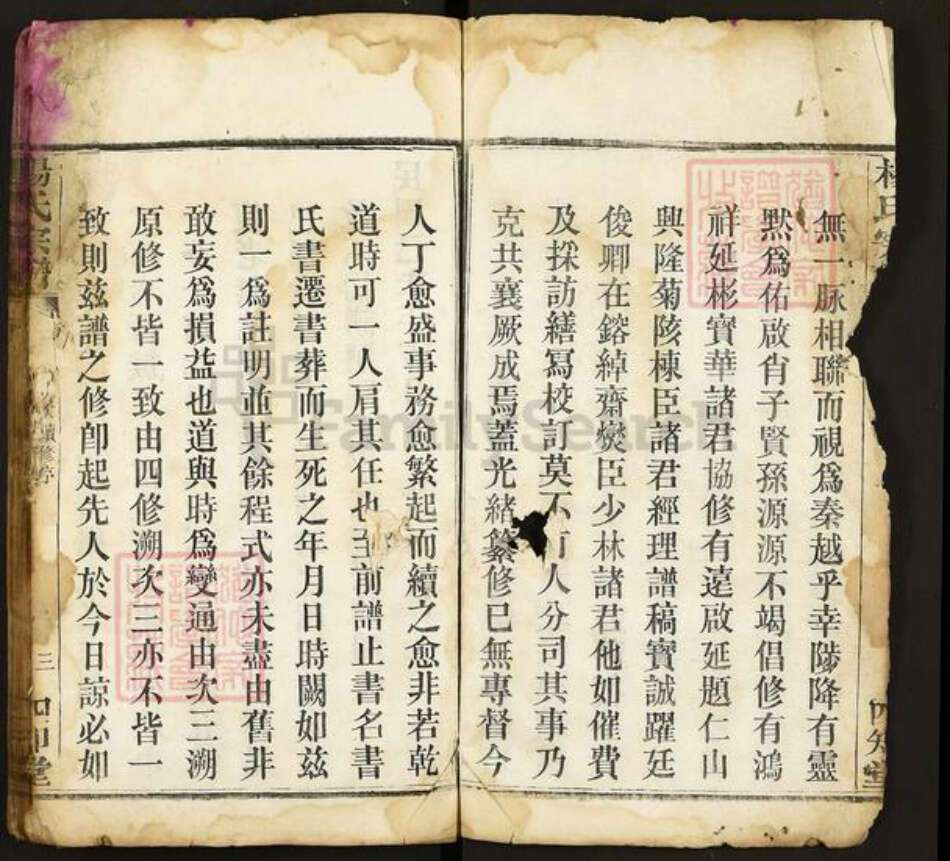 湖北省黄冈市杨氏四知堂族谱-杨氏宗谱.pdf电子版预览图3