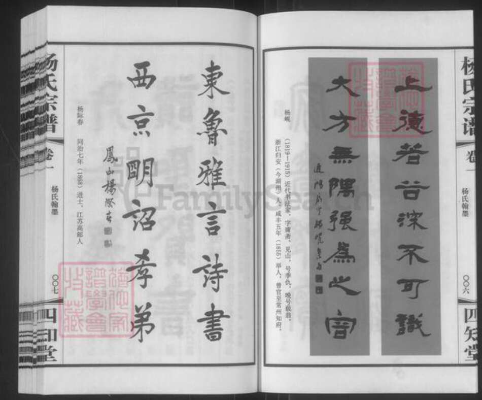 江苏省常州市武进县杨氏四知堂族谱-芳山杨氏宗谱.pdf电子版预览图4