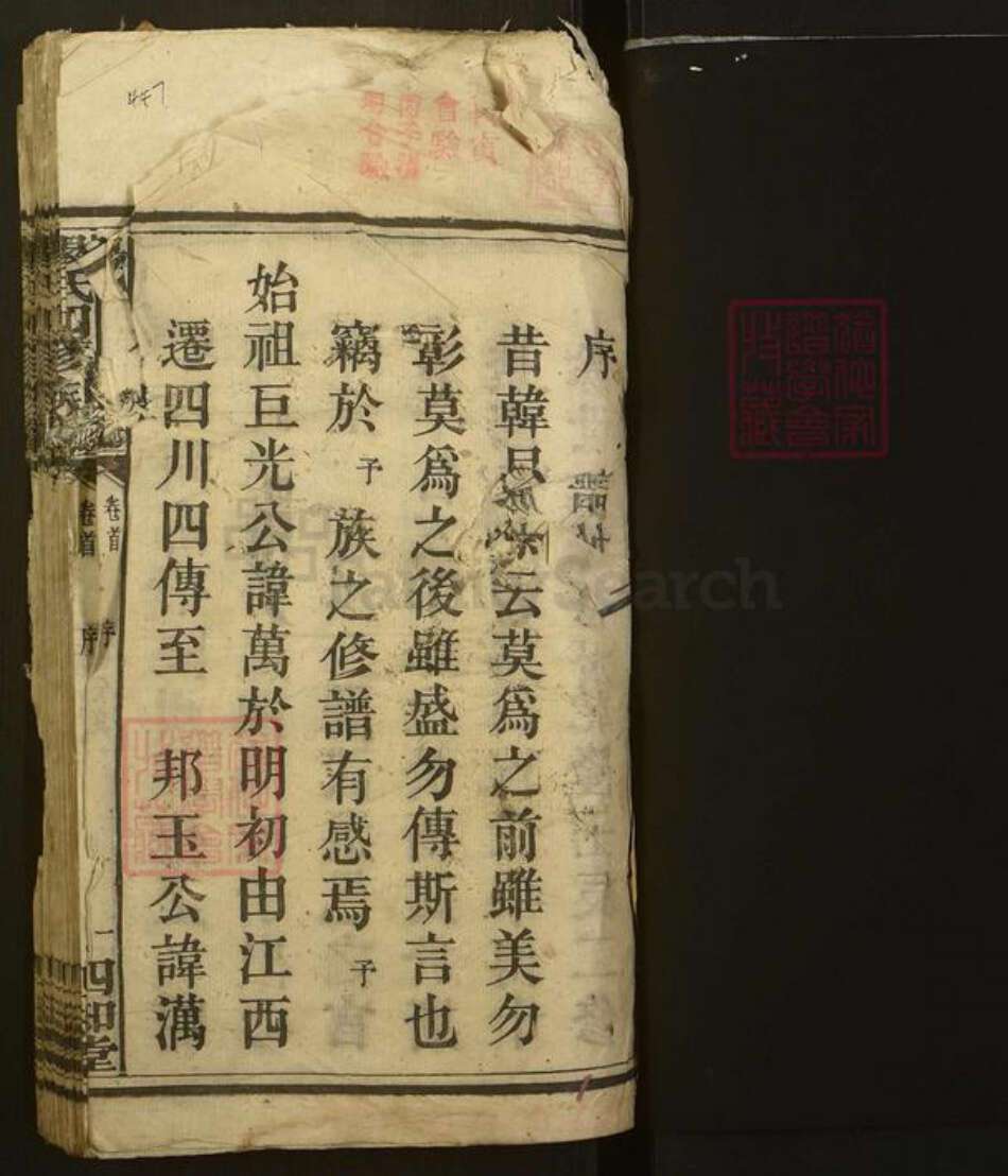 四川省南充市南部县杨氏四知堂族谱-杨氏四修族谱.pdf电子版预览图1