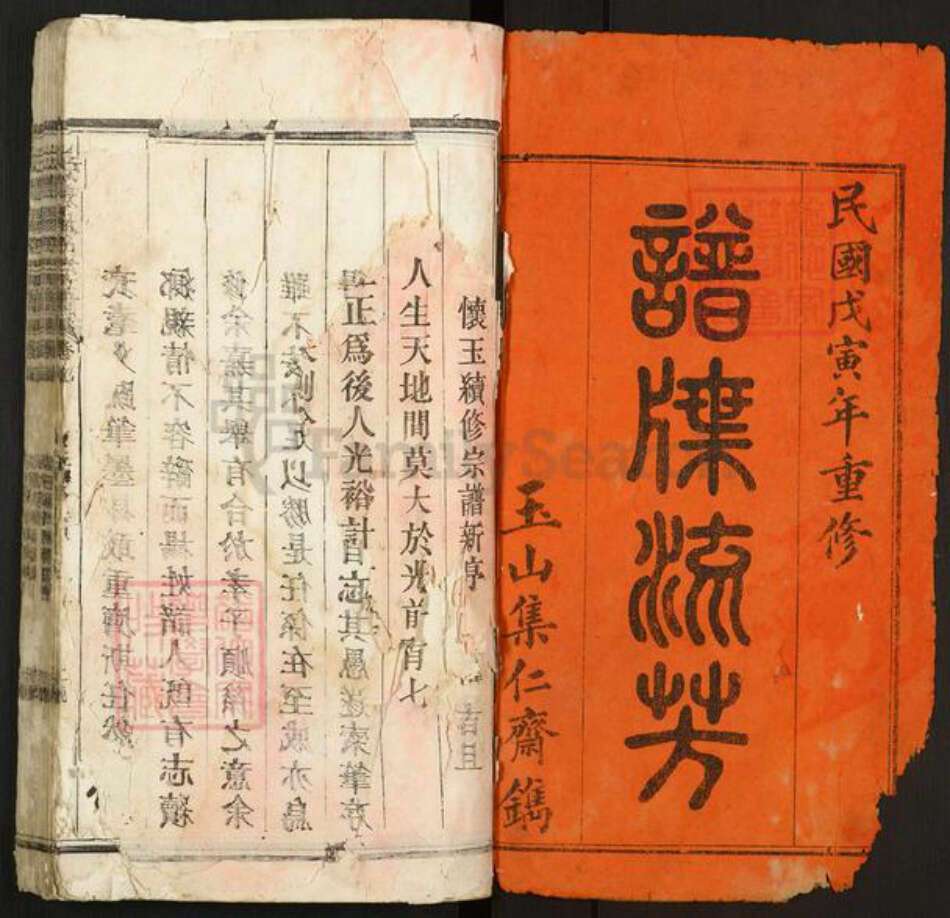 江西省上饶市玉山县怀玉乡杨氏族谱-弘农杨氏宗谱.pdf电子版预览图1