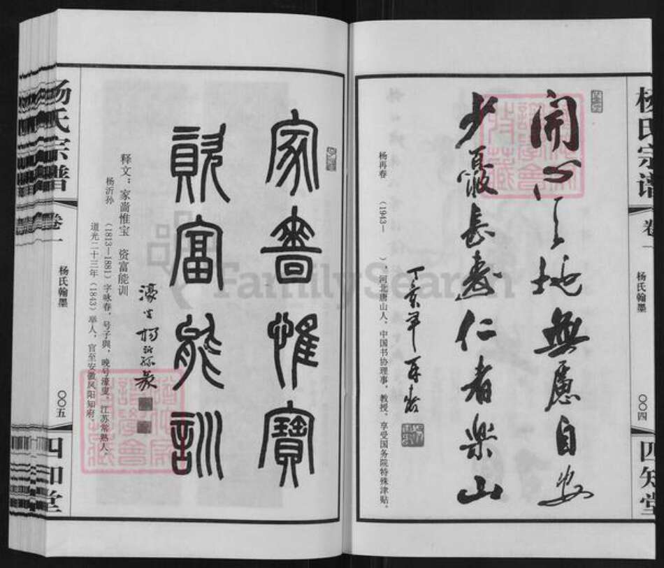 江苏省常州市武进县杨氏四知堂族谱-芳山杨氏宗谱.pdf电子版预览图3