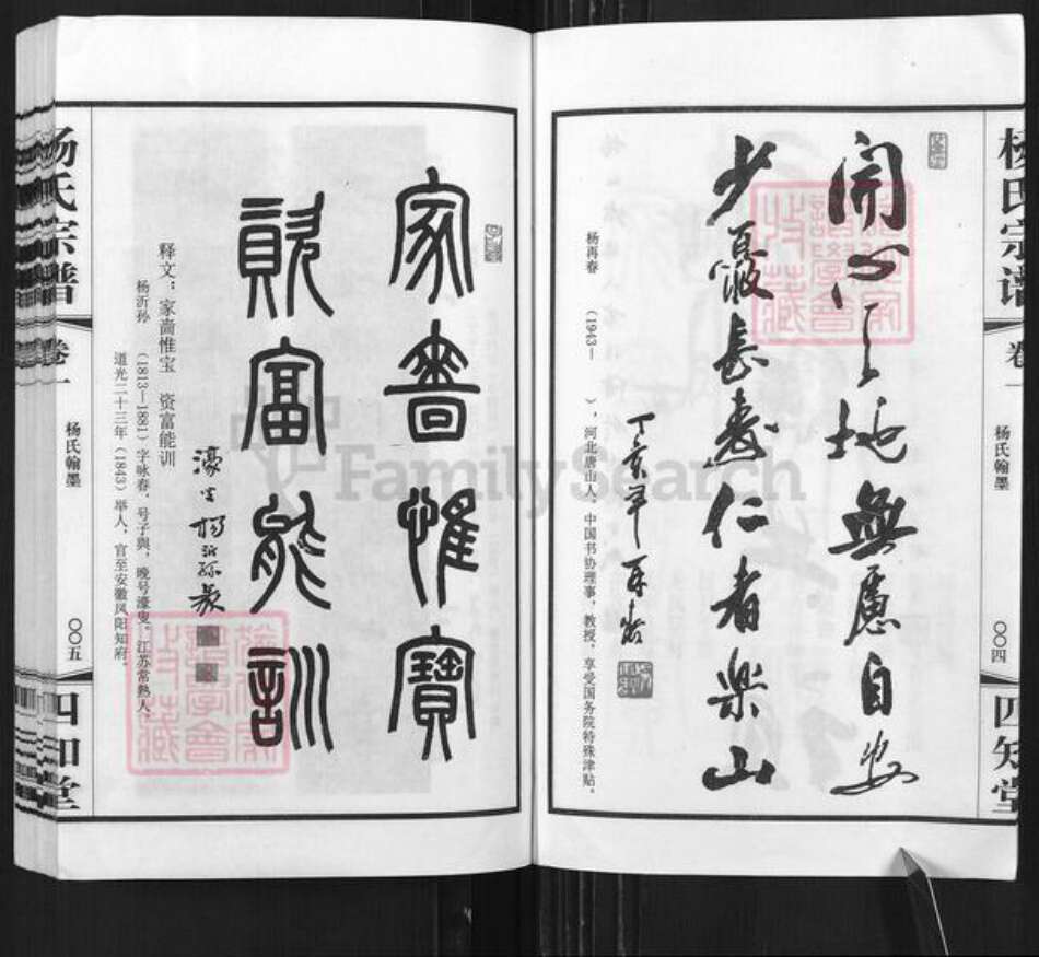 江苏省常州市武进县杨氏四知堂族谱-芳山杨氏宗谱.pdf电子版预览图3