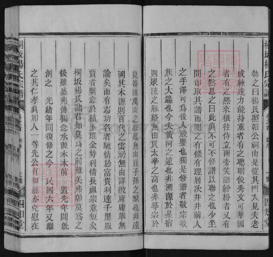 江西省上饶市广丰区同凡杨氏四知堂族谱-桐坂杨氏宗谱.pdf电子版预览图3