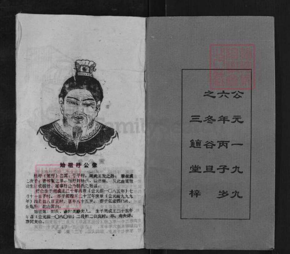 湖南省邵阳市邵东杨氏三鳣堂族谱-邵东新桥杨氏五修族谱.pdf电子版预览图1