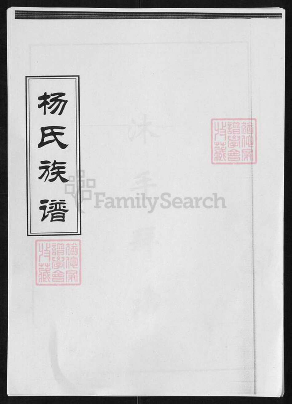 山东省临沂市河东区杨氏族谱-杨氏族谱.pdf电子版缩略图