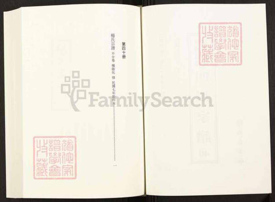 四川省四川省杨氏族谱-中国珍稀家谱丛刊.四川家谱.第40册.杨氏宗谱.pdf电子版预览图2