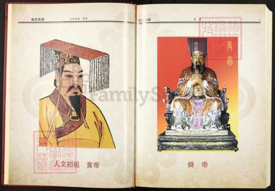 湖北省黄冈市浠水县团陂镇姚氏族谱-姚氏宗谱.定三公支.pdf电子版预览图1