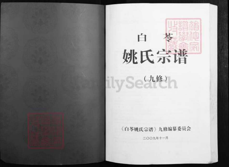 安徽省铜陵市枞阳县会宫镇姚氏族谱-白苓姚氏宗谱(九修宗谱).pdf电子版预览图1
