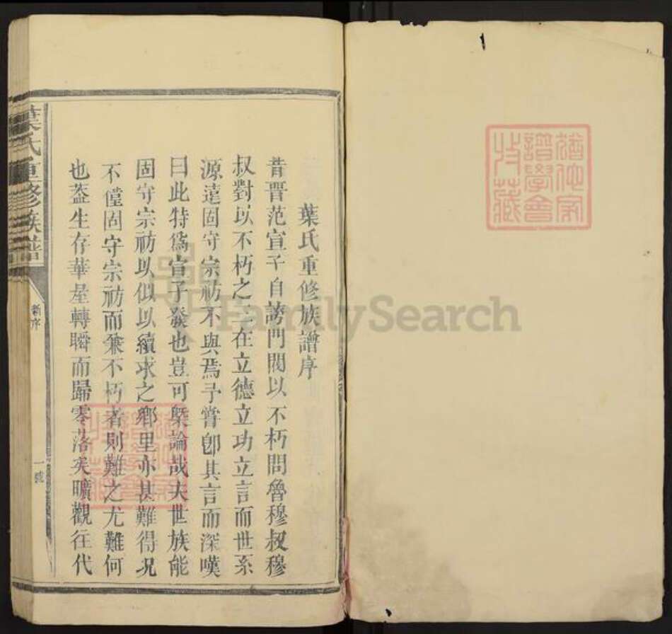 江西省吉安市永丰县沙溪镇叶氏亲逊堂族谱-白溪叶氏三修族谱.pdf电子版预览图1