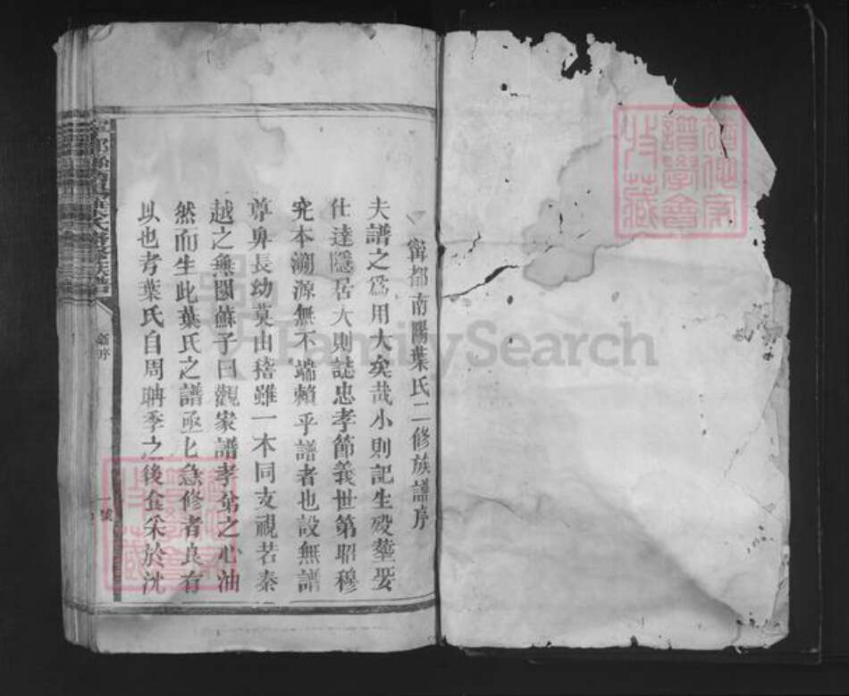 江西省赣州市宁都县梅江镇叶氏族谱-宁都县南阳叶氏联修族谱.pdf电子版预览图1