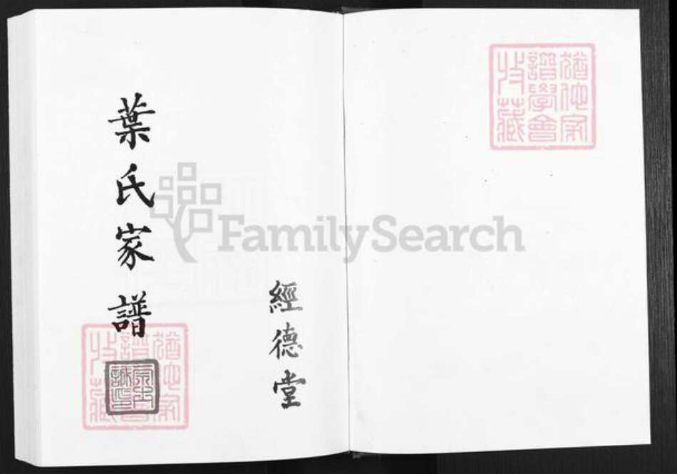 安徽省滁州市天长市铜城镇叶氏经德堂族谱-叶氏家谱.pdf电子版预览图1