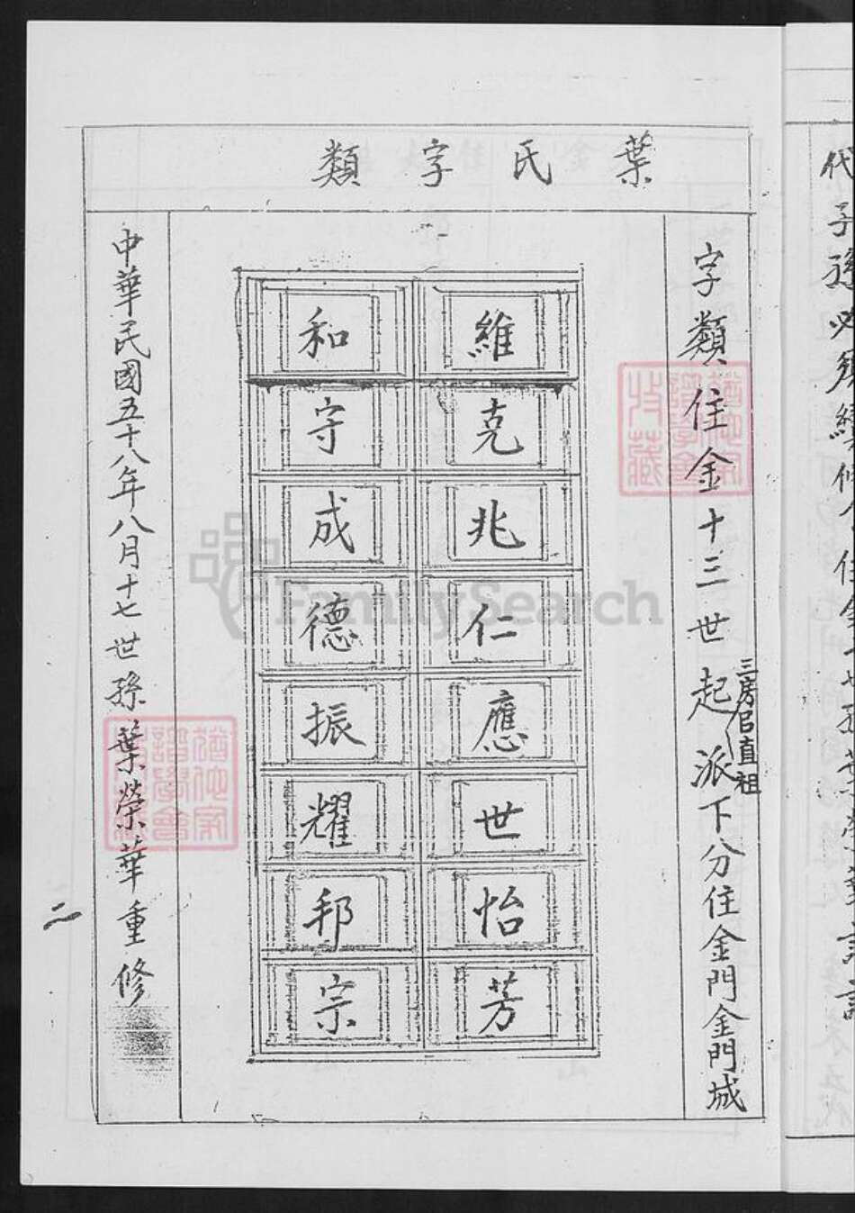 福建省泉州市金门县叶氏族谱-金门叶氏家谱.pdf电子版预览图4