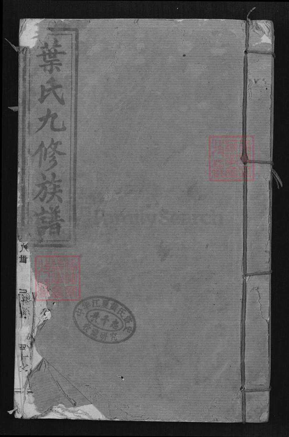 江西省赣州市于都县罗坳镇叶氏族谱-叶氏九修族谱.pdf电子版缩略图