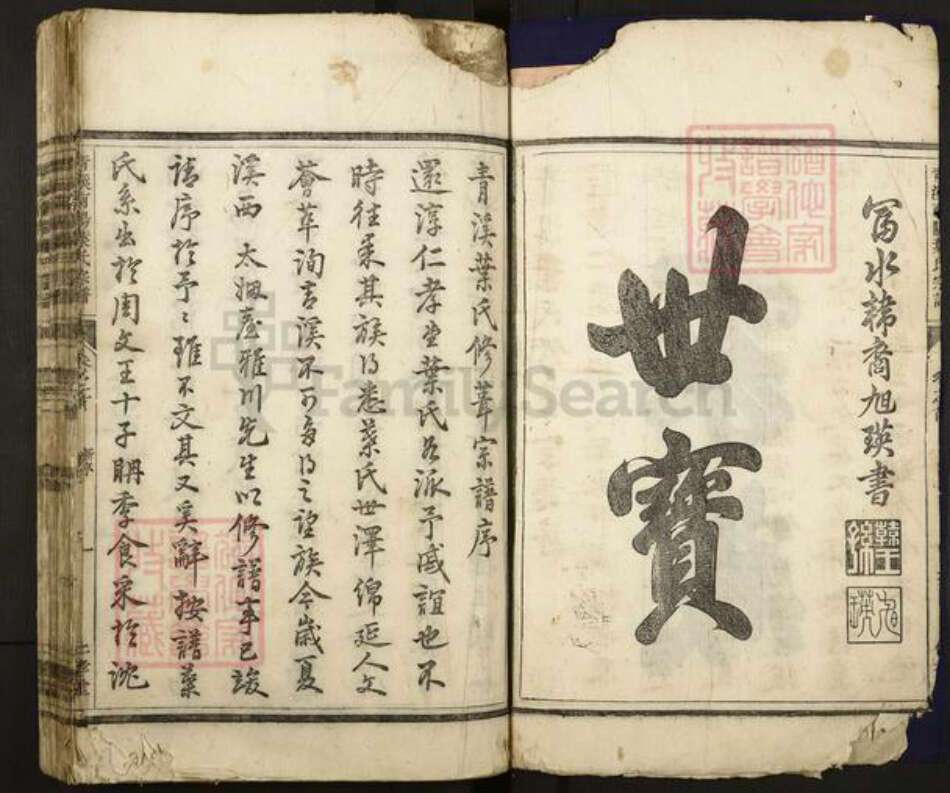 浙江省杭州市富阳新登镇镇叶氏仁孝堂族谱-清溪南阳叶氏宗谱.pdf电子版预览图3