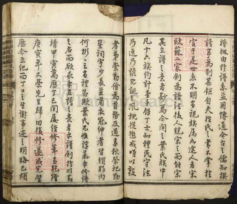 浙江省杭州市富阳新登镇镇叶氏仁孝堂族谱-清溪南阳叶氏宗谱.pdf电子版预览图5