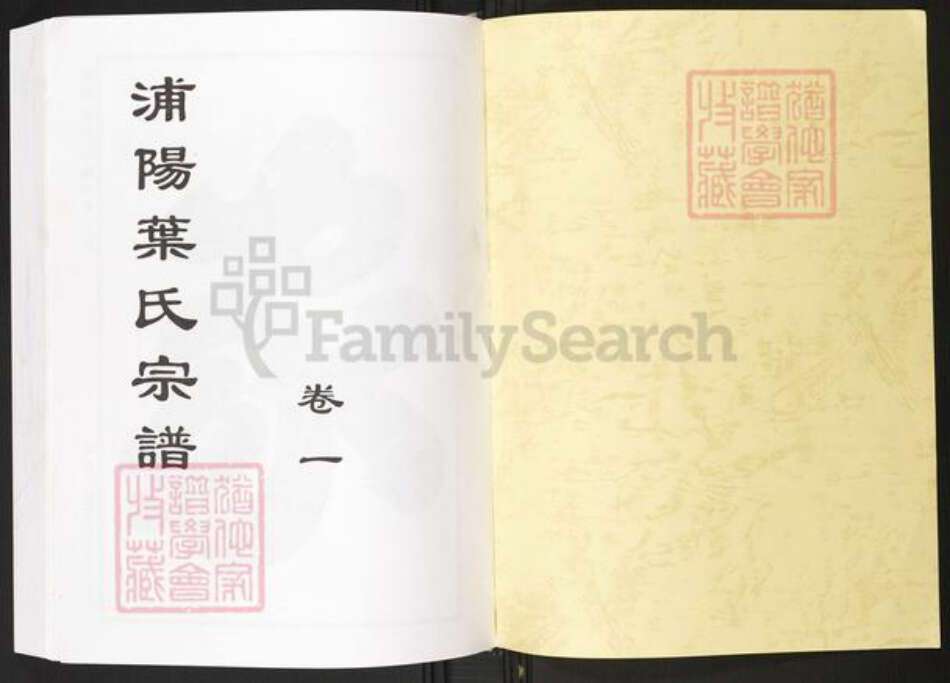 浙江省金华市浦江县浦阳街道叶氏族谱-浦阳叶氏宗谱.pdf电子版预览图1