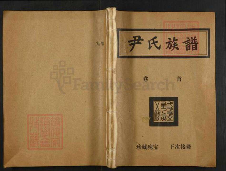 湖南省衡阳市衡阳县栏垄乡尹氏光裕堂族谱-尹氏族谱.pdf电子版缩略图