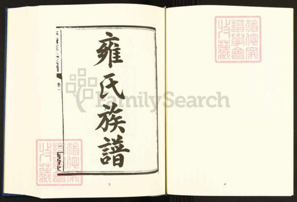 江西省萍乡市雍氏燕贻堂族谱-中国珍稀家谱丛刊.稀见姓氏家谱.第2辑.第35册.萍西雍氏族谱.pdf电子版预览图5