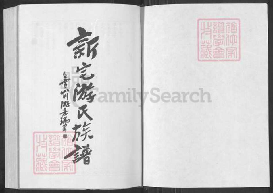 福建省福州市长乐区潭头镇游氏传道堂族谱-新宅游氏族谱.pdf电子版预览图1