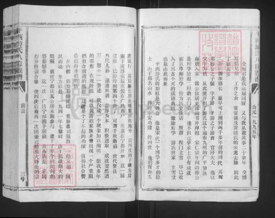 江西省抚州市乐安县公溪镇游氏族谱-平西游氏八修族谱.pdf电子版预览图3