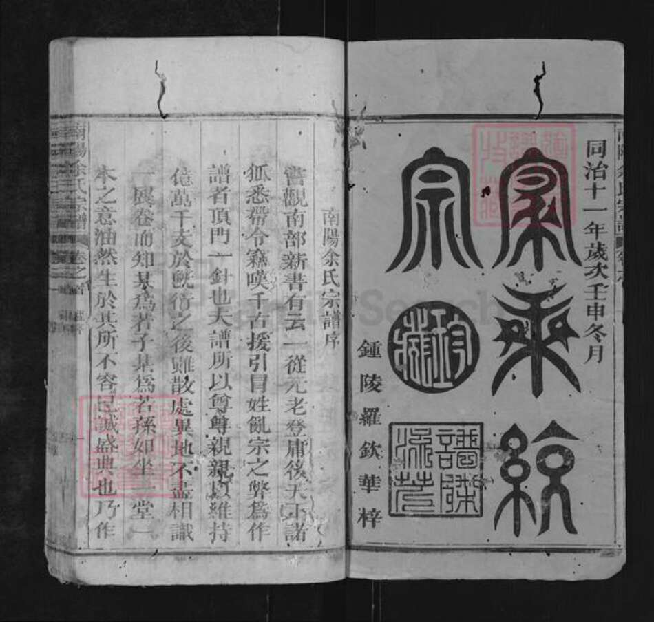 安徽省宣城市泾县桃花潭镇余氏族谱-南阳余氏宗谱.pdf电子版预览图1