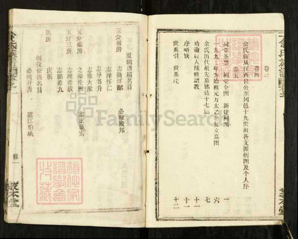 湖北省黄冈市浠水县巴河镇余氏敦本堂族谱-余氏族谱.pdf电子版预览图5