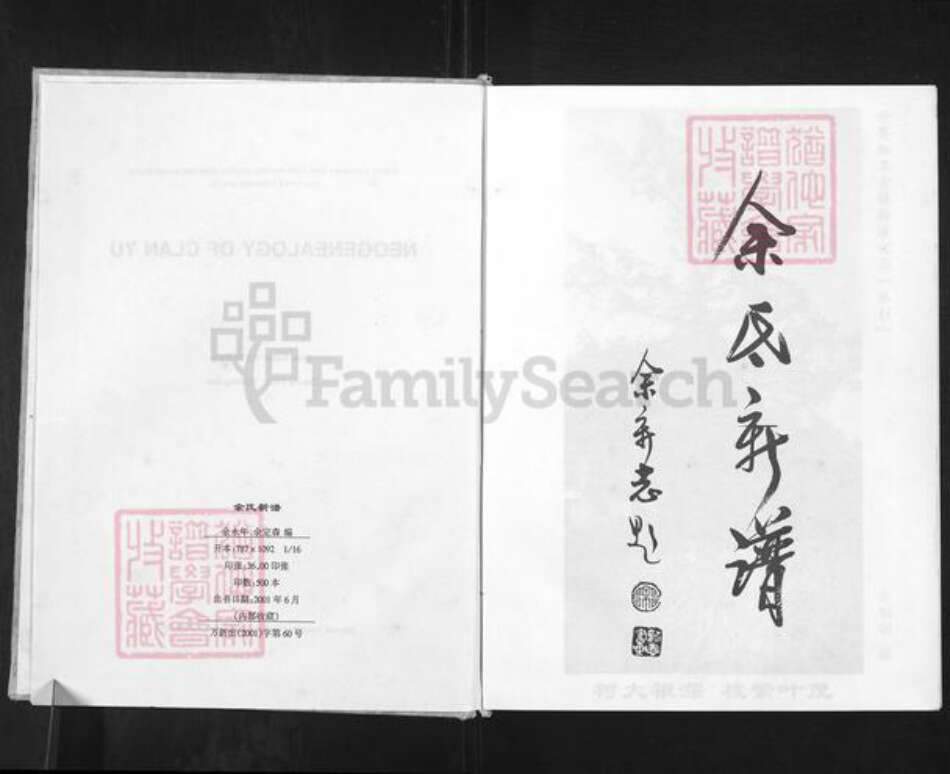 重庆市万州余氏族谱-余氏新谱.pdf电子版预览图2