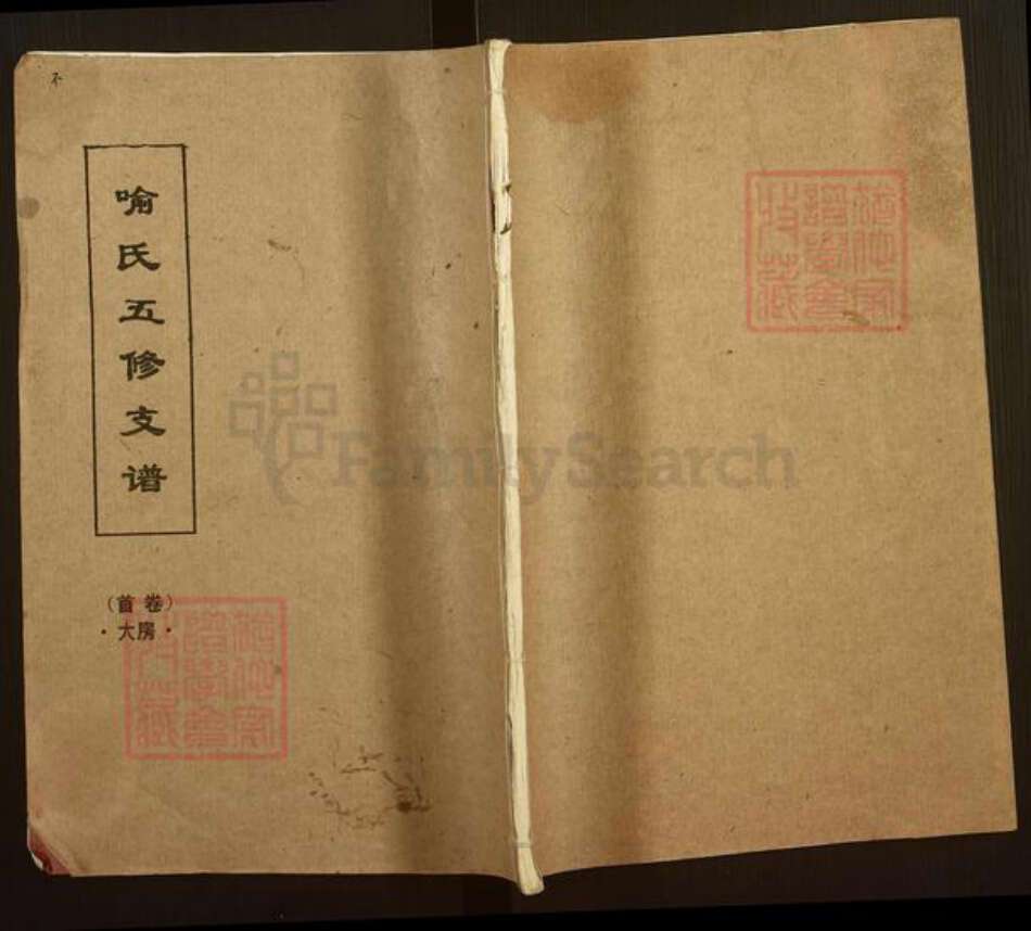 湖南省长沙市宁乡市灰汤镇喻氏族谱-喻氏五修支谱.pdf电子版缩略图