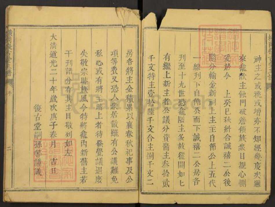 江西省吉安市遂川县左安镇袁氏复古堂族谱-横岗复古堂主谱.pdf电子版预览图2