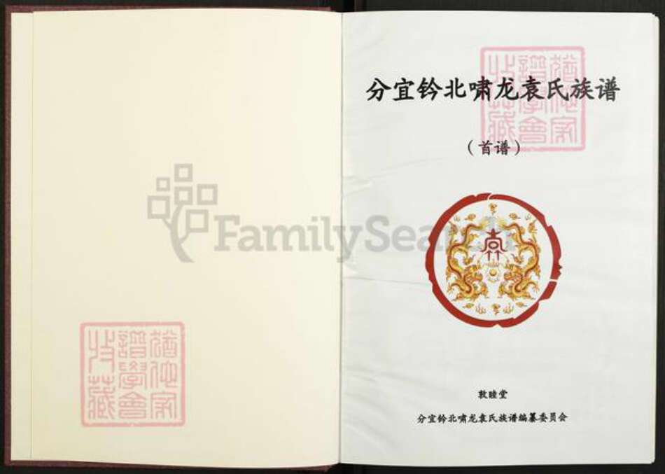 江西省新余市分宜县杨桥镇袁氏敦睦堂族谱-江西分宜啸龙袁氏族谱.pdf电子版预览图2