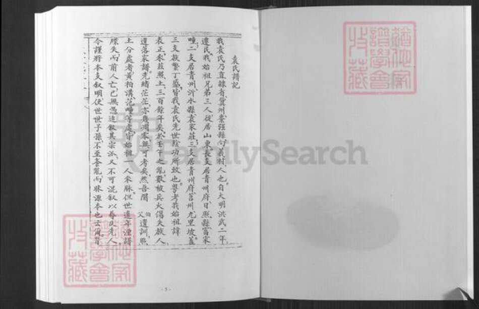 山东省日照市东港区袁氏族谱-日照袁氏族谱(叙安).pdf电子版预览图4