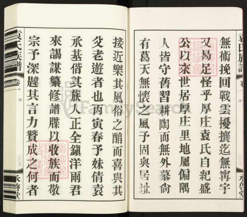 江苏省常州市武进县夏溪镇袁氏承启堂族谱-厚庄袁氏族谱.pdf电子版预览图3