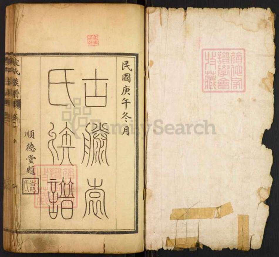 山东省枣庄市滕州市袁氏顺德堂族谱-古滕袁氏族谱.pdf电子版预览图1