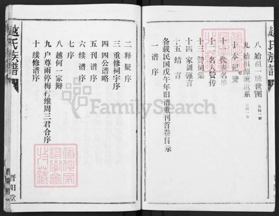 湖北省荆州市监利县越氏晋阳堂族谱-越氏族谱.pdf电子版预览图2
