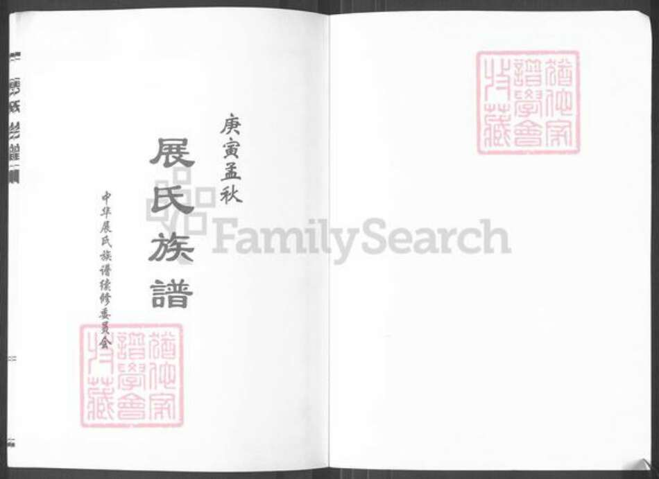 山东省济南市平阴县孝直镇展氏族谱-展氏族谱.pdf电子版预览图1