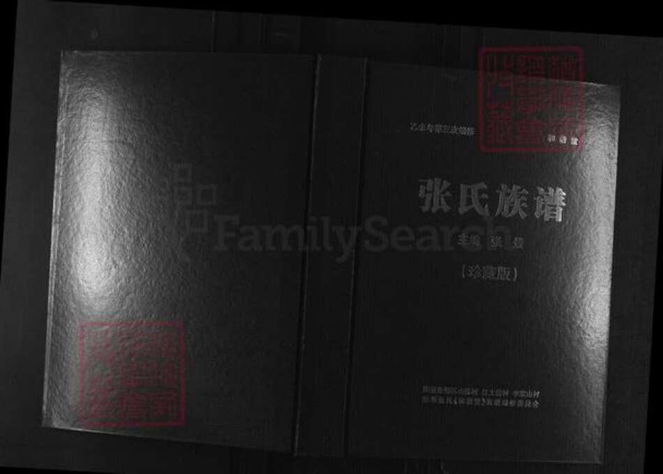 山西省阳泉市郊区河底镇张氏和谐堂族谱-张氏族谱.pdf电子版缩略图