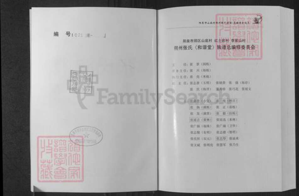 山西省阳泉市郊区河底镇张氏和谐堂族谱-张氏族谱.pdf电子版预览图2