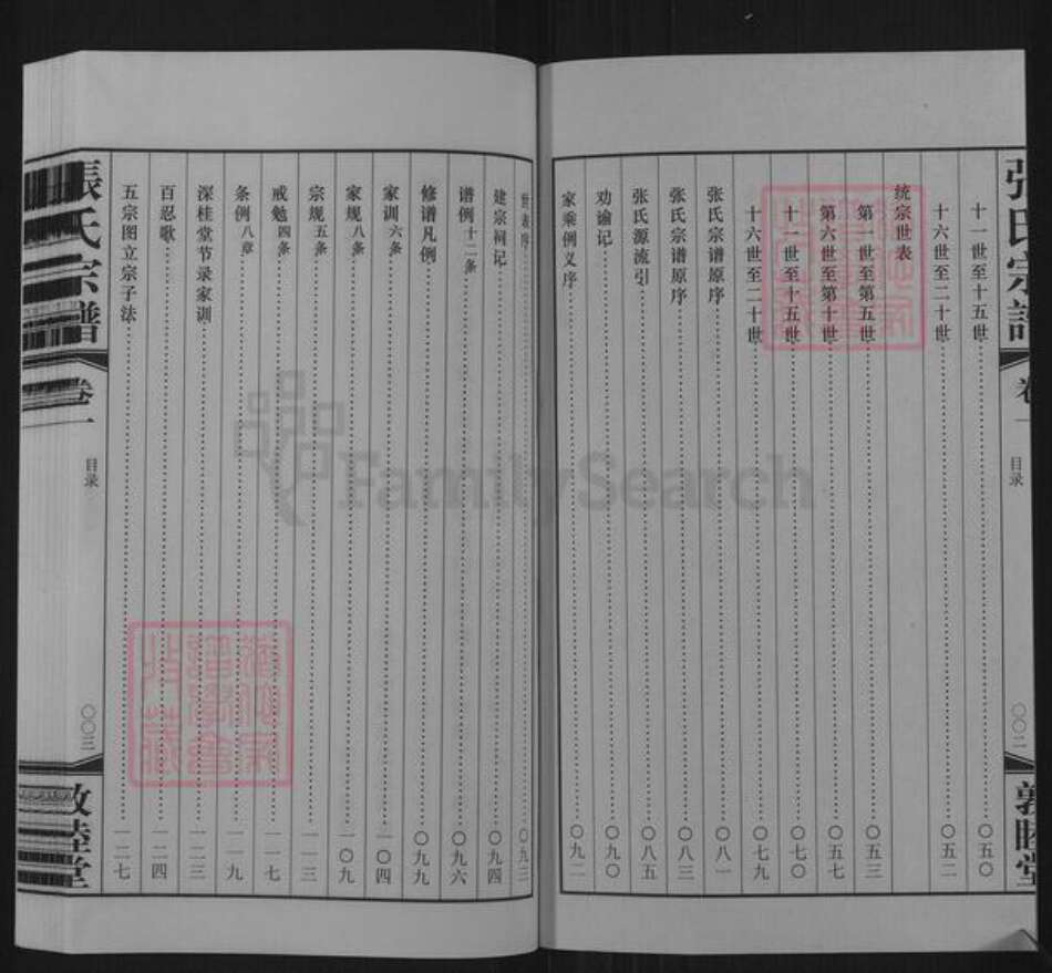 江苏省常州市武进县雪堰镇张氏敦睦堂族谱-张氏宗谱.pdf电子版预览图3 江苏省常州市武进县雪堰镇张氏敦睦堂族谱-张氏宗谱.pdf电子版预览图3