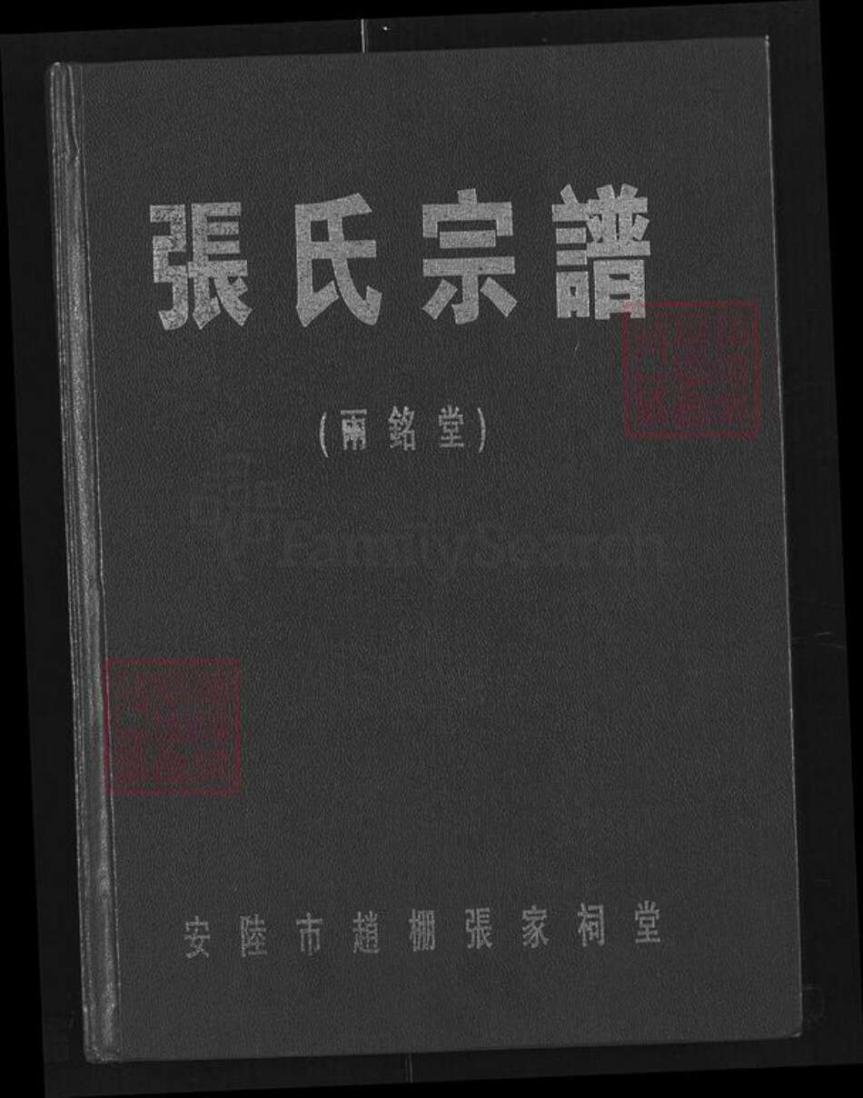 湖北省孝感市安陆市赵棚镇张氏两铭堂族谱-张氏宗谱.pdf电子版缩略图