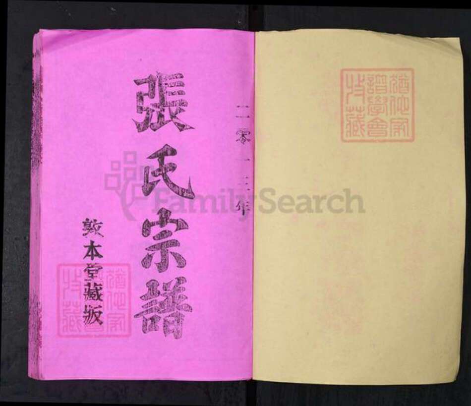 湖北省黄冈市张氏敦本堂族谱-张氏宗谱.pdf电子版预览图1