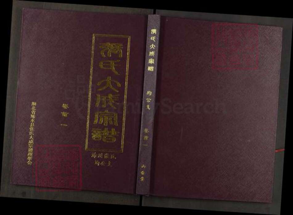 湖北省黄冈市浠水县张氏六合堂族谱-张氏大成宗谱.浠川张氏.均公支.pdf电子版缩略图