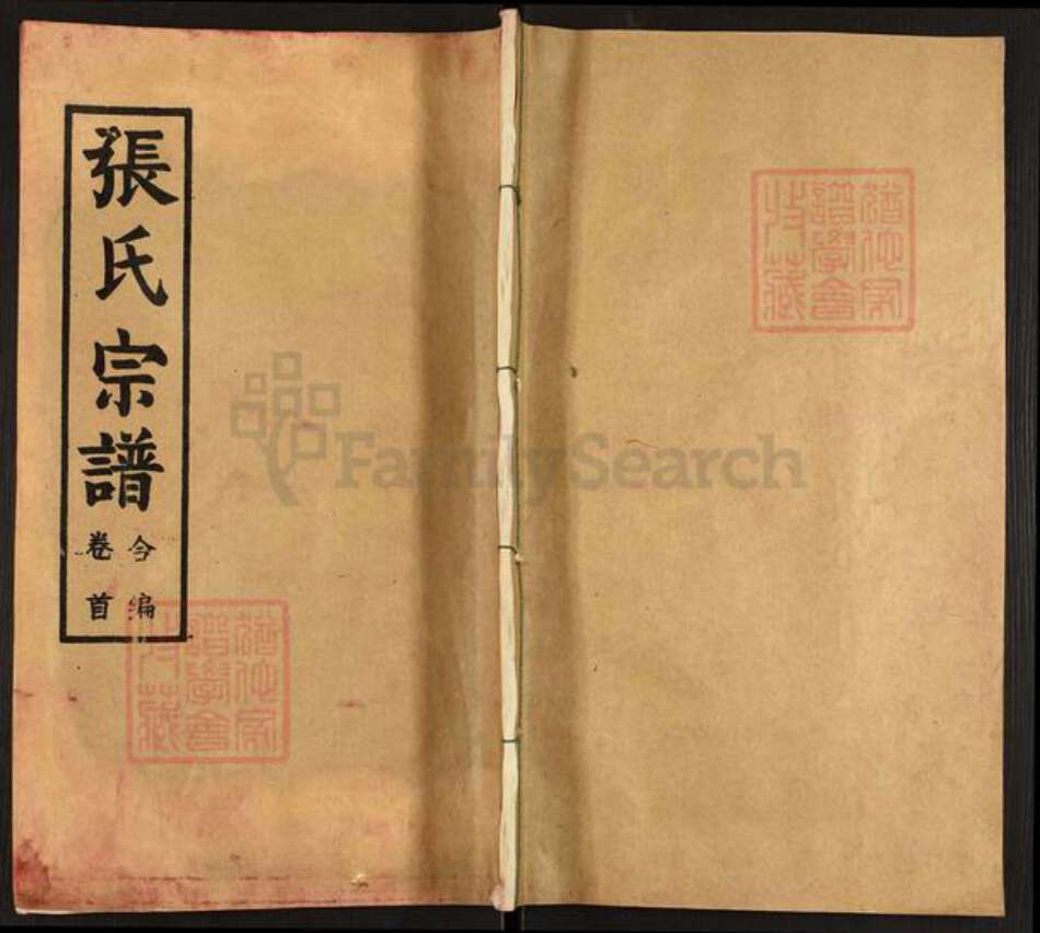 湖北省黄冈市麻城市张氏百忍堂族谱-张氏宗谱.pdf电子版缩略图