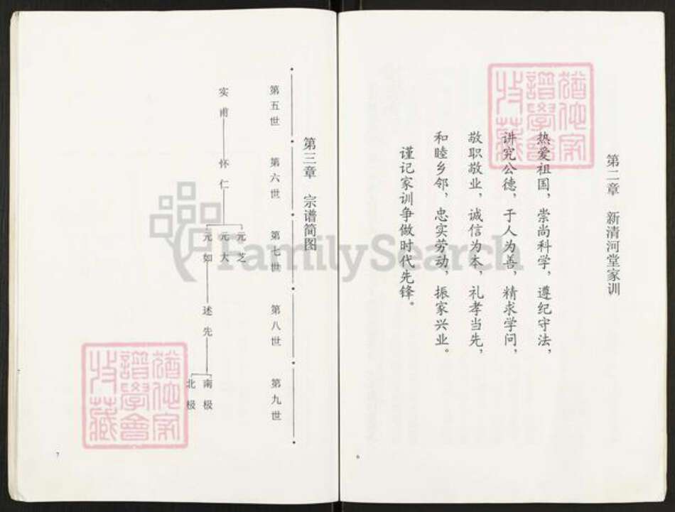 江苏省盐城市盐都区张氏新清河堂族谱-张氏宗谱.pdf电子版预览图5