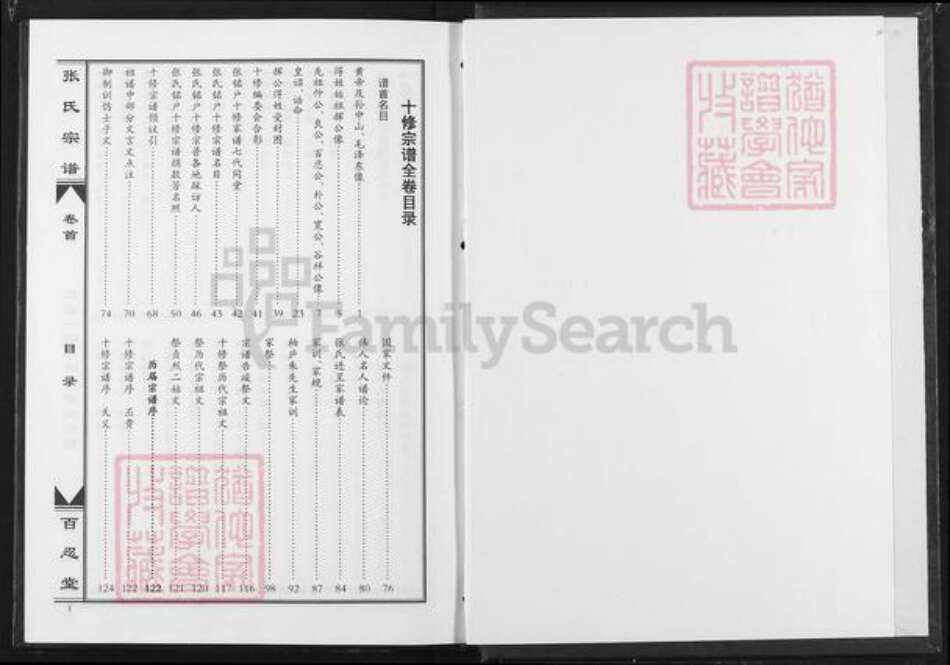 湖北省黄冈市蕲春县张氏百忍堂族谱-张氏铭户宗谱.pdf电子版预览图1