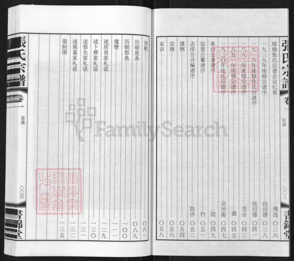 浙江省湖州长兴县煤山镇张氏书锦堂族谱-长兴楼下张氏宗谱.pdf电子版预览图3