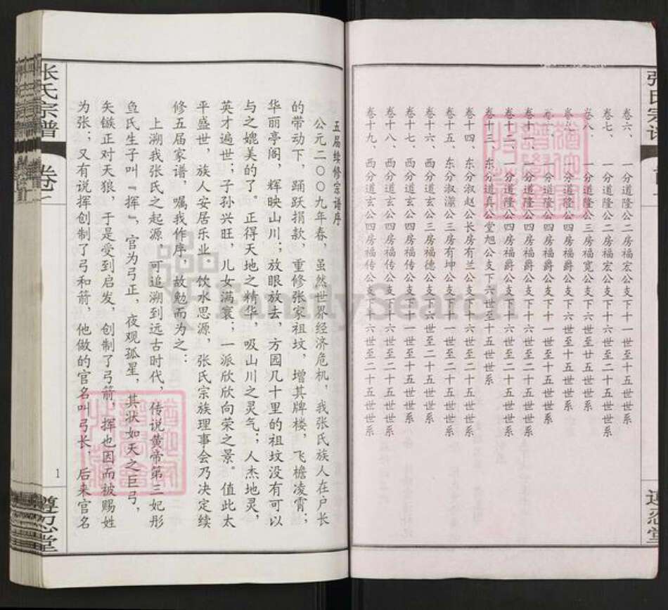 湖北省武汉市新洲区张氏遵忍堂族谱-张氏宗谱.pdf电子版预览图3