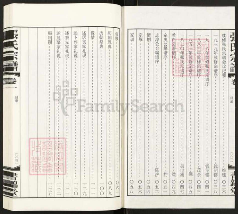 浙江省湖州长兴县煤山镇张氏书锦堂族谱-长兴楼下张氏宗谱.pdf电子版预览图3