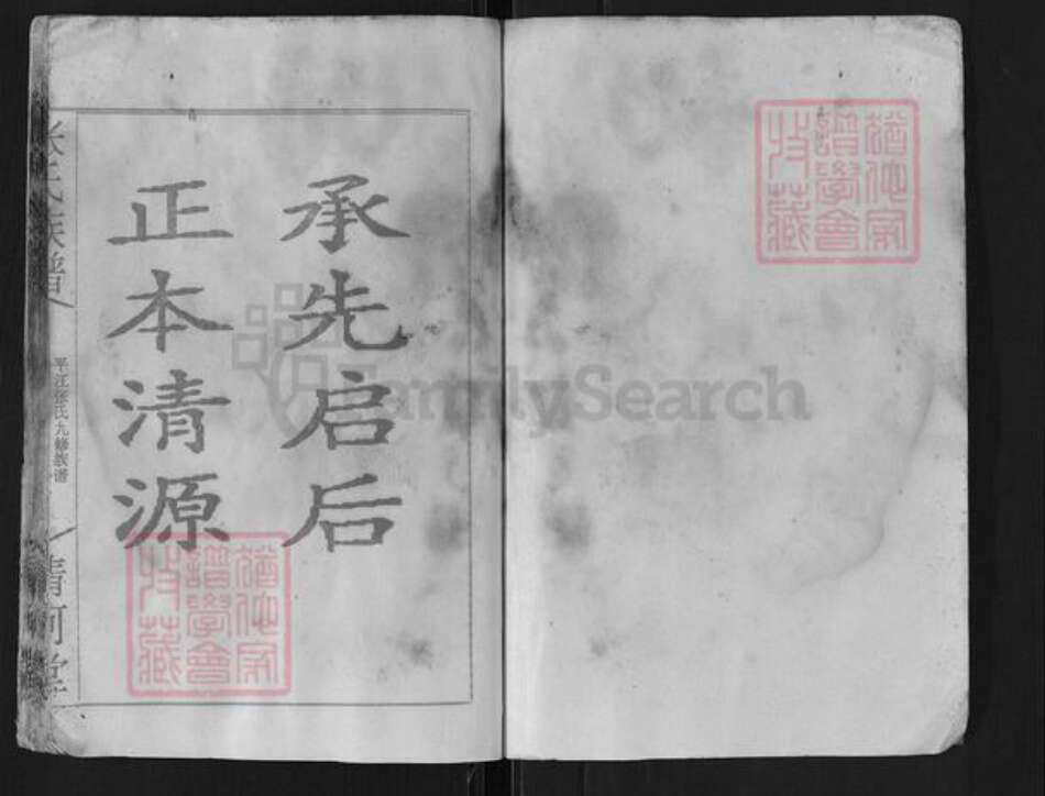 湖南省岳阳市平江县张氏清河堂族谱-张氏族谱.pdf电子版预览图1