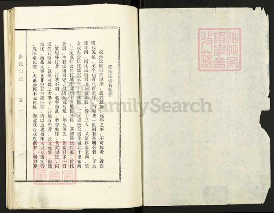 山东省潍坊市青州市张氏族谱-张氏宗谱.pdf电子版预览图1