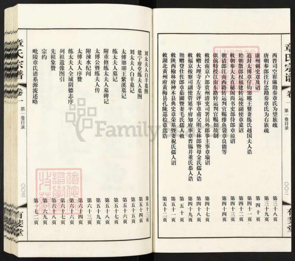 江苏省常州市武进县遥观镇章氏有斐堂族谱-常州章氏宗谱虞桥分谱.pdf电子版预览图3